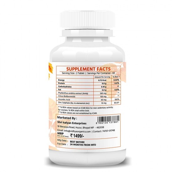 Vindhya Organics Vitamin C Tablets