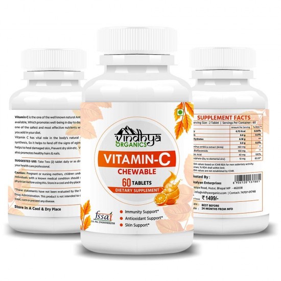 Vindhya Organics Vitamin C Tablets